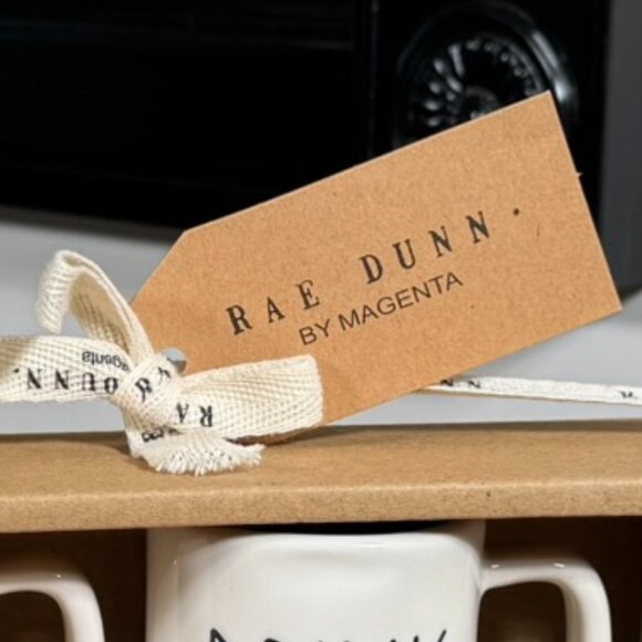 Rae Dunn Espresso Mug Set (4) — SIP • GULP • DRINK • SLURP  (NIB) - Picture 8 of 8